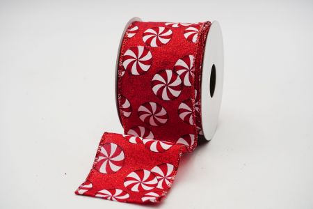 Candies Tunnel Ribbon-KF6523 GR-7_Red